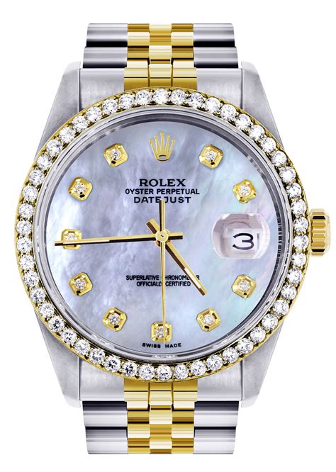 rolex mother of pearl watch